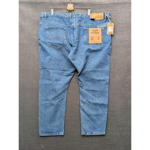 Forge Jeans Blue Denim Straight Leg Work Jeans 100% Cotton #F101 52R X 31" NWT